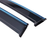 15-18 Nissan Murano Window Visors w/ Chrome Trim 4Pc Set