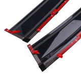 15-18 Nissan Murano Window Visors w/ Chrome Trim 4Pc Set
