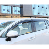 19-22 Toyota RAV4 Window Visors w/ Chrome Trim - Polycarbonate