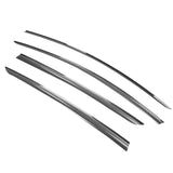 17-23 Tesla Model 3 Smoke Acrylic Window Visors Sun Rain Deflectors 4PCS