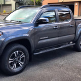 16-18 Toyota Tacoma Double Cab Acrylic Window Visors 4Pc Set