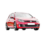 10-14 VW Golf MK6 Acrylic OE Style Window Visors 4Pc Set