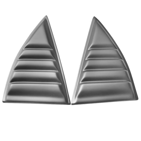 10-15 Chevy Camaro XE Window Louvers Scoops Cover Pair - Matte Black PP