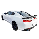 16-20 Chevy Camaro Quarter Window Louvers Rain Cover Sun Carbon Fiber Print