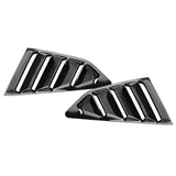 16-20 Chevy Camaro Quarter Window Louvers Rain Sun Windshield Gloss Black