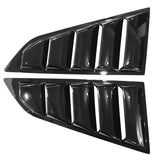 14-19 Chevy Corvette C7 Classic Style Side Window Louvers Pair Gloss Black