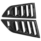 14-19 Chevy Corvette C7 Classic Style Side Window Louvers Pair Gloss Black