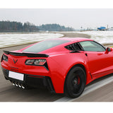 14-19 Chevy Corvette C7 Classic Style Side Window Louvers