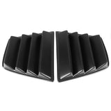 11-20 Dodge Charger V1 Style Window Scoop Side Louver Cover - Matte Black PP