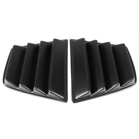 11-20 Dodge Charger V1 Style Window Scoop Side Louver Cover - Matte Black PP