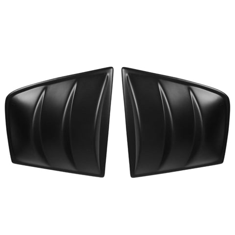 11-20 Dodge Charger V3 Style Side Window Scoop Louver Cover - Matte Black PP