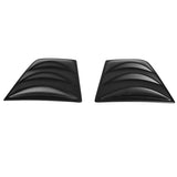 11-20 Dodge Charger V3 Style Side Window Scoop Louver Cover - Matte Black PP