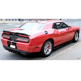 08-20 Dodge Challenger XE V2 Style Window Louvers Scoops CF Print