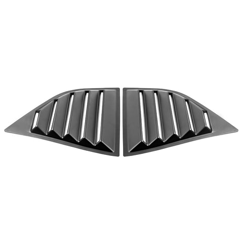 08-20 Dodge Challenger XE V2 Style Window Louvers Scoops 2Pc Set - PP