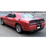 08-20 Dodge Challenger XE V2 Style Window Louvers Scoops 2Pc Set - PP