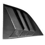 08-20 Dodge Challenger Side Window Louver Scoop Cover - Carbon Fiber Print