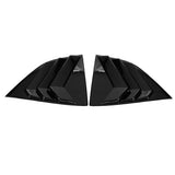 08-20 Dodge Challenger Side Window Louver Scoop Cover Pair - Gloss Black