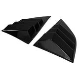08-20 Dodge Challenger Side Window Louver Scoop Cover Pair - Gloss Black