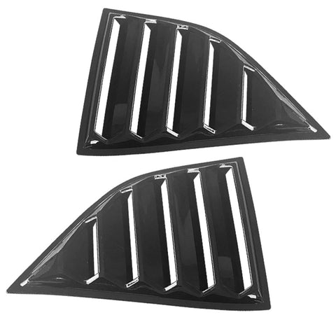 08-22 Dodge Challenger XE V4 Style Gloss Window Louvers Scoops Pair - PP
