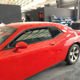 08-22 Dodge Challenger XE V4 Style Gloss Window Louvers Scoops Pair - PP