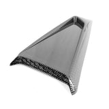 10-14 Ford Mustang IK Side Quarter Window Louver Cover - Carbon Fiber Print