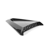 10-14 Ford Mustang IK Style Side Quarter Window Louver Cover - Gloss Black