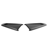 10-14 Ford Mustang IK Style Side Quarter Window Louver Cover - Matte Black