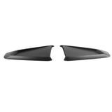 10-14 Ford Mustang IK Style Side Quarter Window Louver Cover - Matte Black
