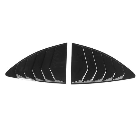 13-20 Scion FRS Subaru BRZ IK Style Window Louver ABS - Gloss Black