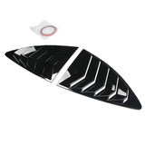 13-20 Scion FRS Subaru BRZ IK Style Window Louver ABS - Gloss Black