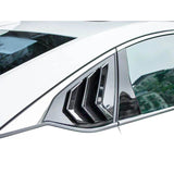 18 Honda Accord OE Style Side Louver Quarter Window Panel - CF Look ABS