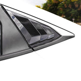 16-21 Honda Civic Sedan Rear Side Window Louver Cover - Carbon Fiber Print