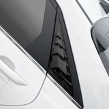 21-22 Hyundai Elantra 4Dr Rear Side Vent Window Louver - Carbon Fiber Print
