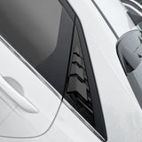 21-22 Hyundai Elantra 4Dr Rear Side Vent Window Louver - Gloss Black ABS