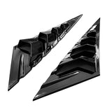 21-22 Hyundai Elantra 4Dr Rear Side Vent Window Louver - Gloss Black ABS