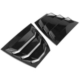 14-18 Mazda 3 Side Window Louvers Quarter Scoop Vent -ABS Carbon Fiber Look