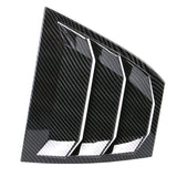 14-18 Mazda 3 Side Window Louvers Quarter Scoop Vent -ABS Carbon Fiber Look