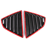 18-22 Toyota Camry Window Louvers 2Pc Set - Carbon Fiber Look