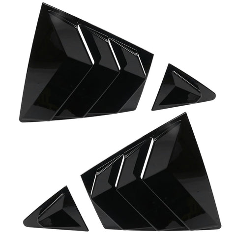 20-21 Toyota Corolla Side Window Louver Visor Guards 4PC Gloss Black