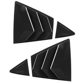 20-21 Toyota Corolla Side Scoop Window Louver Sun Shade 4PC - Matte Black