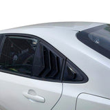 20-21 Toyota Corolla Side Scoop Window Louver Sun Shade 4PC - Matte Black