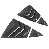 20-21 Toyota Corolla Side Scoop Window Louver Sun Shade 4PC - Matte Black