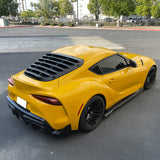 20-23 Toyota GR Supra A90 IK Style Side Window Louver - PP Gloss Black