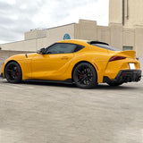 20-23 Toyota GR Supra A90 IK Style 2PCS Side Window Louver - Matte Black PP