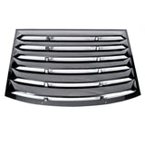 10-15 Chevy Camaro Rear Window Louver Sun Shade Cover Rain Guard CFL