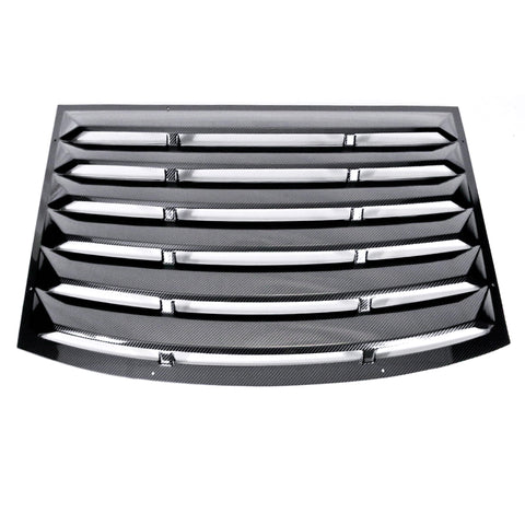 10-15 Chevy Camaro Rear Window Louver Sun Shade Cover Rain Guard CFL