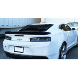 16-20 Chevy Camaro IK Style Rear Window Louvers Cover Sun Shade - CFL