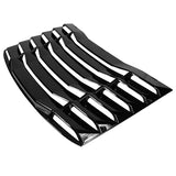 16-20 Chevy Camaro IK Rear Window Louvers Cover Sun Shade - Glossy Black