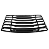 16-20 Chevy Camaro IK Rear Window Louvers Cover Sun Shade - Glossy Black
