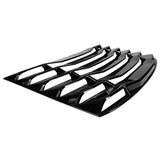 16-20 Chevy Camaro IK Rear Window Louvers Cover Sun Shade - Glossy Black
